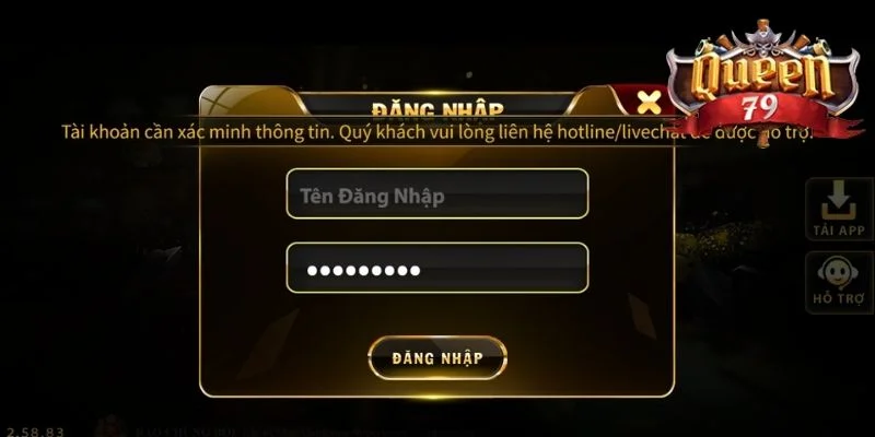 Đăng Nhập Queen79: Chi Tiết Hướng Dẫn Từ A - Z Cho Tân Thủ 4 Đăng nhập Queen79
