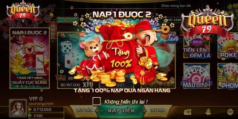 Nạp Tiền Queen79: Thao Tác Chi Tiết Dành Cho Tân Thủ 1 Nạp tiền Queen79