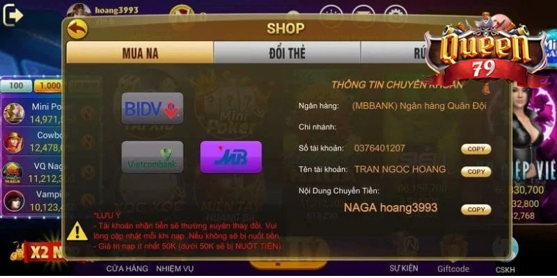 Rút tiền Queen79 - Rút Thưởng Nhanh, Tiền Về Ví Sau 2 Phút 3 rút tiền Queen79